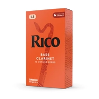 Rico Organic Bass Clarinet Reeds - 10 Pack