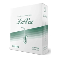 La Voz Alto Sax Reed Medium - 10 Pack
