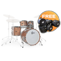 Gretsch RN2-E825-CSP Renown 5pc Shell Pack with Bonus Case Set