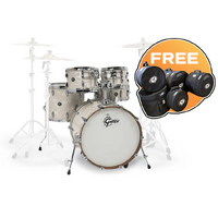 Gretsch RN2-E825-VP Renown 5pc Shell Pack with Bonus Case Set