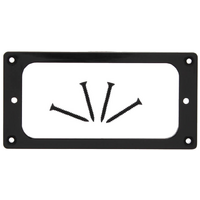 TV Jones EM1 Gibson-Style Pickup Ring with Mounting Screws Black Tall