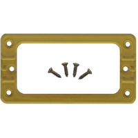 TV Jones EM2 Gretsch-Style Pickup Ring with Mounting Screws Gold