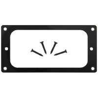 TV Jones EM4 Fender-Style Pickup Ring with Mounting Screws Black