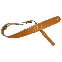 Cole Clark Leather Strap Tan Gold Lettering