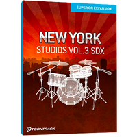 Toontrack New York Studios Vol. 3 SDX