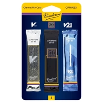 Vandoren VACRMIX3 B♭ Clarinet Classic Mix Card 3.0 - 3 Pack