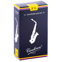 Vandoren VASR2135 E♭ Alto Traditional Saxophone Reed 3.5 - 10 Pack