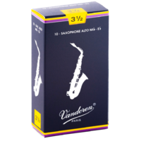 Vandoren VASR2135 E♭ Alto Traditional Saxophone Reed 3.5 - 10 Pack