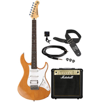 Yamaha Pacifica PAC112J Yellow Natural Satin Bundle