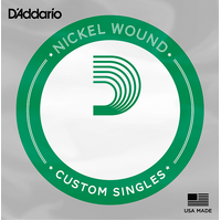 D'Addario XLB050 XL Nickel .050 Long Scale Single
