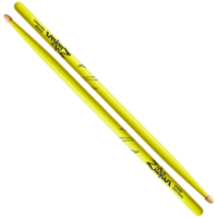Zildjian Z5AACDGY 5A Acorn Neon Yellow Drum Sticks