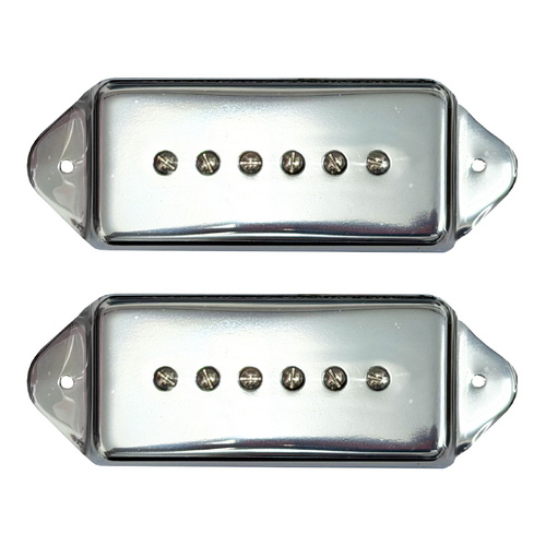 Lollar Pickups P-90 Dogear Casino Set Chrome