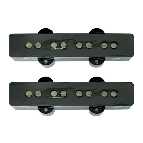 Lollar Pickups Jazz Bass 4 String Set Black