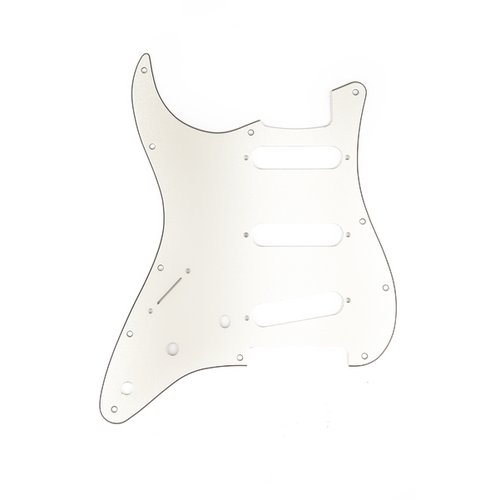 Fender Left Hand Stratocaster Pickguard S/S/S Parchment