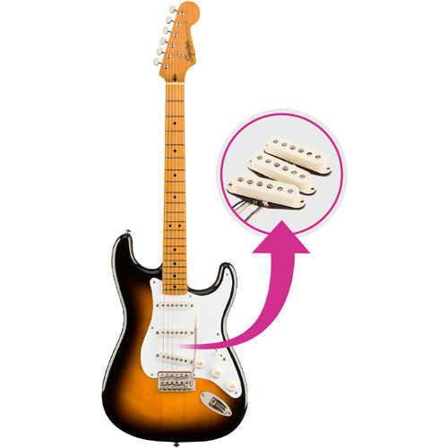 Squier Classic Vibe '50s Stratocaster 2CS w/ Upgraded Fender Pickups