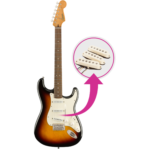 Squier Classic Vibe '60s Stratocaster 3CS w/ Upgraded Fender Pickups