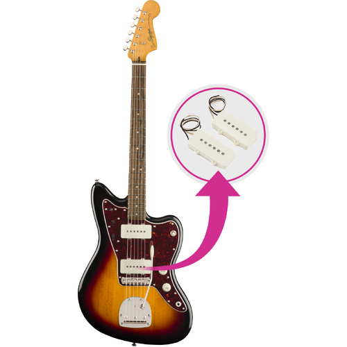 Squier Classic Vibe '60s Jazzmaster 3CS w/ Upgraded Fender Pickups