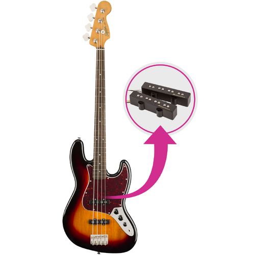 Squier Classic Vibe '60s Jazz Bass 3CS w/ Upgraded Fender Pickups