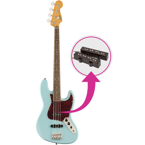 Squier Classic Vibe '60s Jazz Bass DB w/ Upgraded Fender Pickups