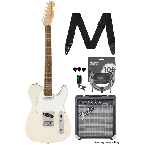 Squier Affinity Telecaster Olympic White Bundle