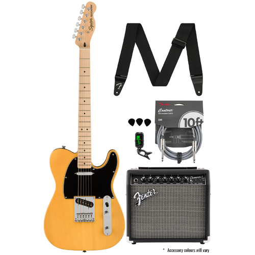 Squier Affinity Telecaster Butterscotch Blonde Bundle