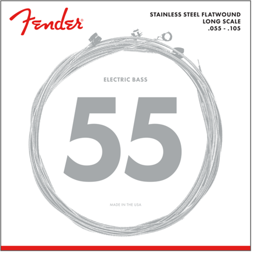 Fender 9050M Stainless Flatwound Bass Strings .055-.105
