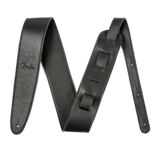 Fender Artisan Crafted Leather Straps - 2.5" Black
