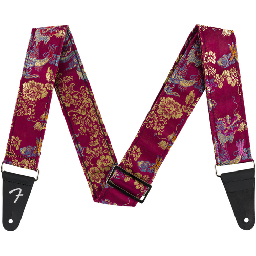 Fender Satin Dragon Strap Wine