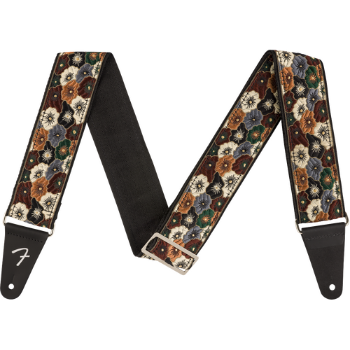 Fender Wild Bloom Strap Brown