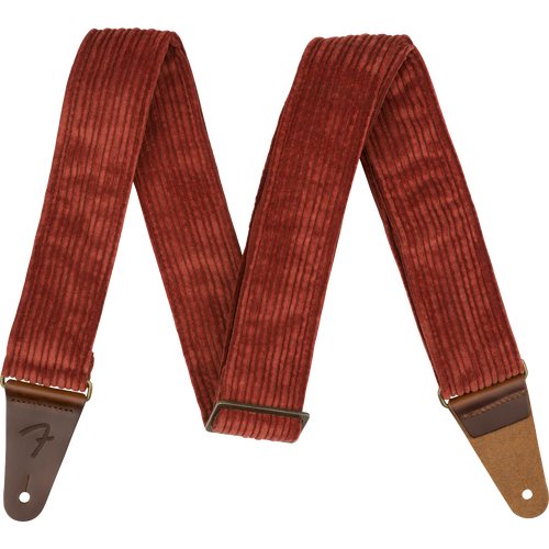 Fender Corduroy Strap Antique Cherry 2"