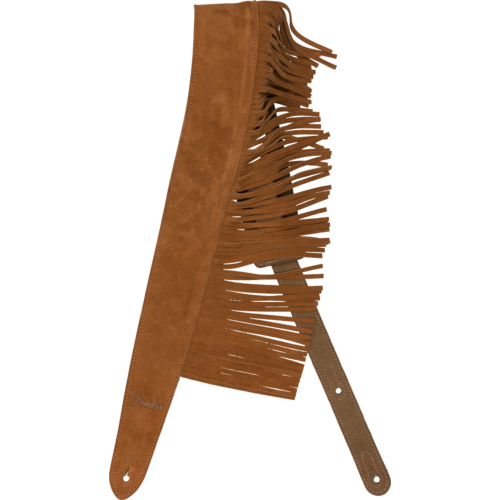 Fender Suede Fringe Strap - Brown