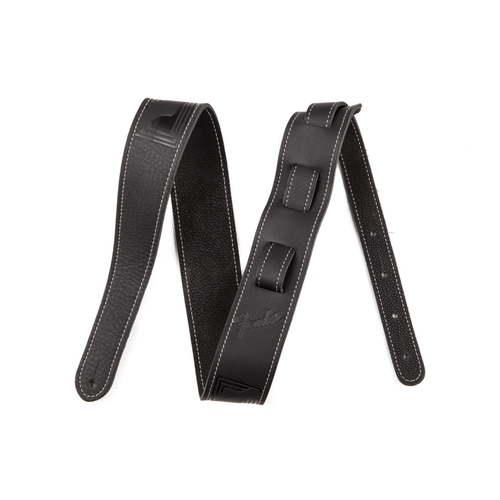 Fender Monogram Leather Strap Black