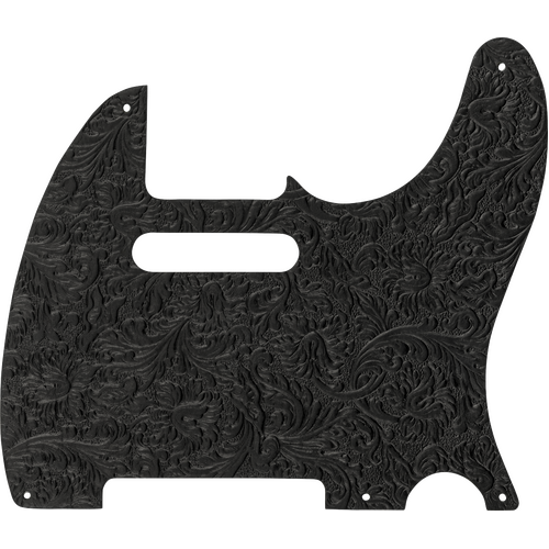 Fender Waylon Jennings Leather Telecaster Pickguard Black