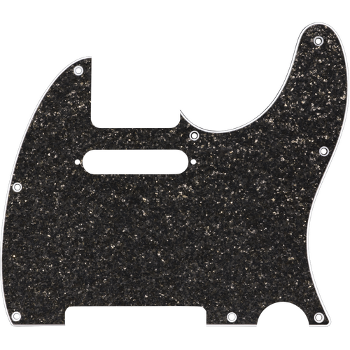Fender Hybrid Glass/Glitter Telecaster® S/S Pickguard Dark Gray Sparkle
