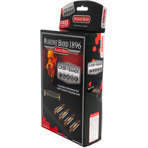 Hohner Marine Band 1896 Harmonica 5 Pack