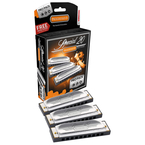 Hohner Special 20 Harmonica Pro Pack 3 Pack