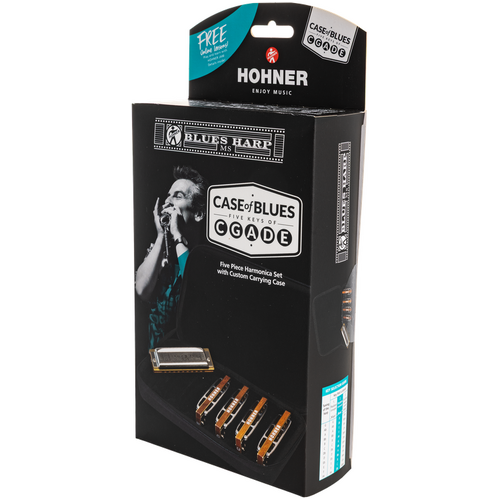 Hohner Blues Harp® Harmonica 5 Pack