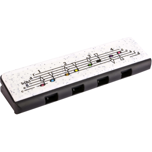 Hohner Speedy Harmonica Black & White - Key of C
