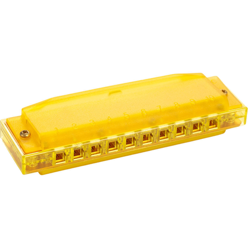 Hohner Kids Clearly Colourful Translucent Harmonica Yellow - Key of C