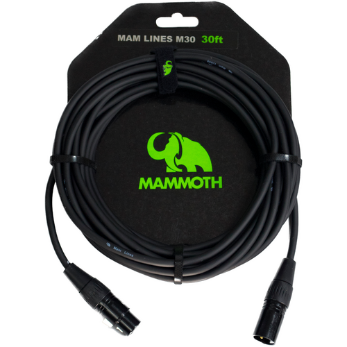 Mammoth Mam Lines M30 Microphone Cable - 30ft