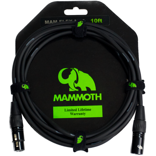 Mammoth Mam Flex M10 Microphone Cable - 10ft