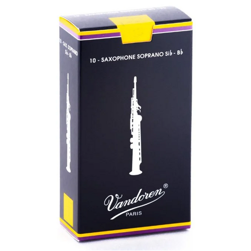 Vandoren Traditional Soprano Saxophone Reeds - 10 Pack
