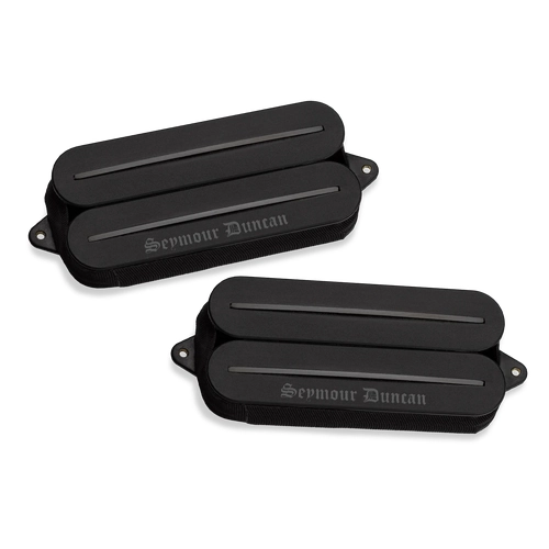 Seymour Duncan Black Winter Rails 7 String Humbucker Set Black Rails