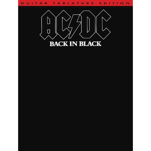 AC/DC Back In Black - Guitar Tab