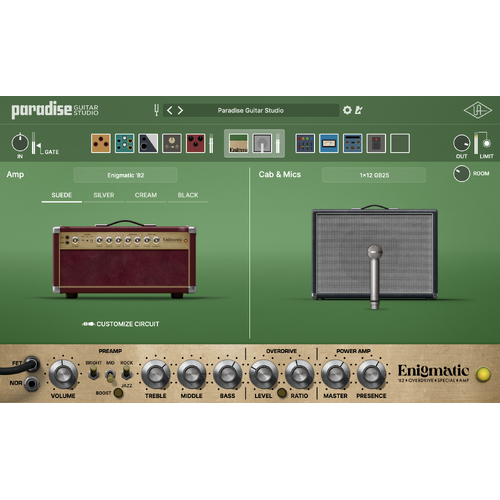 Universal Audio UAD Paradise Guitar Studio