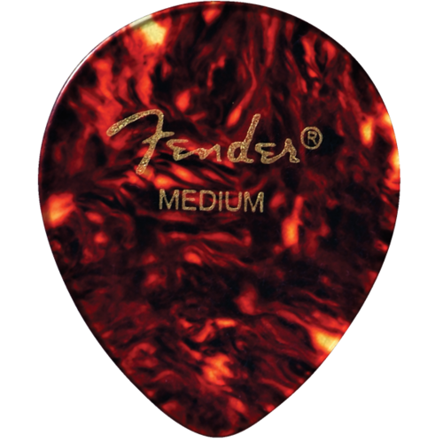 Fender 347 Shape Tortoise Shell Picks Thin 12 Pack