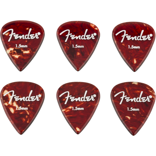 Fender Aero Acrylic Picks 1.5mm - 6 Pack