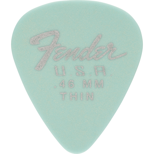 Fender 351 Dura-Tone .46 Daphne Blue 12 Pick Pack