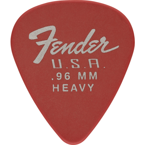 Fender 351 Dura-Tone .96 Fiesta Red 12 Pick Pack