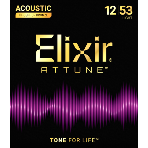 Elixir Attune Phosphor Bronze 21052 12-53